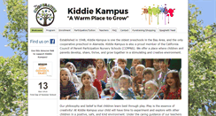 Desktop Screenshot of kiddiekampusalameda.org